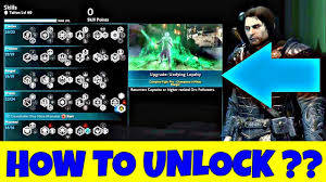 Story skills, and skills with a yellow lock icon, are unlocked when you satisfy. Shadow Of War All 124 Skills Of Talion Unlocked Middle Earth Shadow Of War Gameplay Youtube