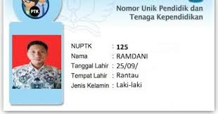 Cetak Kartu Nuptk Manual