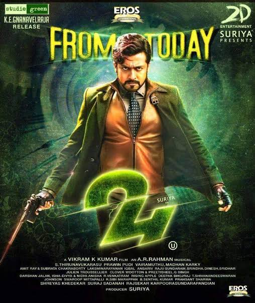 24 (2016) &bull; Hindi, Tamil, Dual Audio on MovieLinkBD