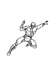 Kinderen leren terwijl ze kleuren. Kleurplaat Ninja Gratis Kleurplaten Om Te Printen Afb 10749