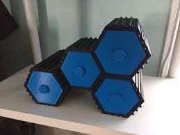 Image Of Cool Things To 3d Print Stackable Hex Drawers 3d Printing Diy 3d Printer 3d Printing Projects