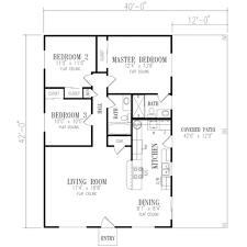 Plano De Casa Con 3 Dormitorios Y 2 Banos De 100 M2