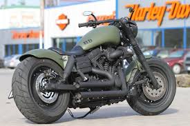 Custom harley davidson sportster hardtail springer chop suic. Harleydavidson Dyna Custom Fat Bob Military By Thunderbike