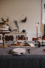 I used pinterest as the inspiration for my oktoberfest dinner party menu. Minimalist Dinner Party For The Holidays A Daily Something Perfect Dinner Party Dinner Party Minimalist Decor