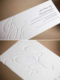 This Custom Designed 10 Invitation Is So Sophisticated We Love The Blind Deboss Monogram Wedding Invitations Letterpress Wedding Invitations Invitations