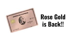 Now with added benefits to enjoy even more value from your card. Rose Gold Amex Is Back Milestalk