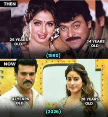 Ram Charan shared that working with Janhvi Kapoor brought back memories of the legendary Chiranjeevi and Sridevi era. ❤️✨ . #RamCharan #JanhviKapoor #Chiranjeevi #Sridevi #Cinema #Entertainment #reviewbymryes #mryeswaqasahmad