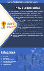 Start Up India Consultant New Business Ideas Business Ideas India Investing