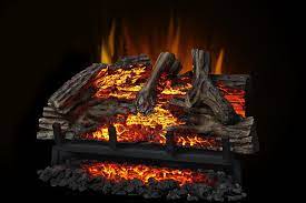 Pleasant hearth 20 electric crackling natural wood log. Napoleon Woodland 27 Inch Electric Fireplace Log Insert Heater Log Set Nefi27h Electric Fireplaces Depot
