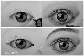 It always helps me to draw little. How To Draw Realistic Eye Step By Step Tutorial Vk Artbox