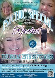 Come along and join Rachel here at The Top of The World, Stafford