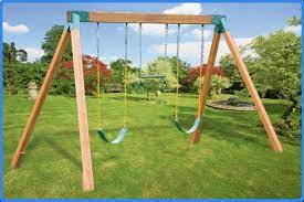 Let them take the guesswork out of the swing set with their new bracket kit! Eastern Jungle Gym Classic Swing Set 1 Wooden Playscapes