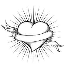 The angel wings are outlined in black and each feather is drawn in detail with gray shading for the whole image, and a banner at the top. Tattoo Ribbon Banner Vector Images Over 1 900