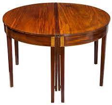 Federal Mahogany Hepplewhite Three Part Banquet Dining Table Southern Rustic Dining Furniture Modern Dining Furniture Contemporary Dining Furniture