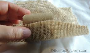 These napkin rings are anything but rustic. Diy Burlap Napkin Rings Burlap Kitchen