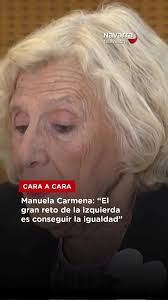 🎙️@Manuelacarmenac: "El gran reto de la izquierda es la igualdad.  Conseguir la igualdad de todos, tener las mismas posibilidades, servicios,  facilidades...todo. Desde la #salud, la #educación, la ...