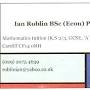 Profile Picture of IAN ROBLIN MATHS TUITION - Updated June 2024 - Yelpon Google