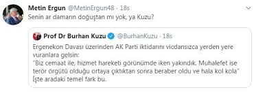 Ak parti'li burhan kuzu bakan olamayınca dikkat çeken adalet paylaşımında bulundu. Iyi Parti Den Burhan Kuzu Ya Senin Ar Damarin Dogustan Mi Yok Gercek Gundem