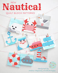 Not the actual product all patterns are available immediately for download after payment is received. New Nautical Quilt Patterns Captain Quilt Block Pattern Free Baby Quilt Tutorial Ellis Higgs