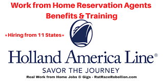 Work From Home Jobs At The Holland America Line Benefits Training Work From Home Jobs Working From Home Holland America