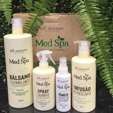 Kit Med Spa Terapia Capilar Com Lama Vulcanica Do Mediterraneo E Aminoacidos Tratamento Dos Fios E Couro Cabeludo All Nature