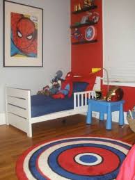 All the marvel and dc comic book heros! 56 Cool Bedroom Decor Ideas For Your Little Boys Marvel Bedroom Boy Room Paint Spiderman Bedroom