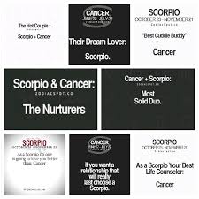Cancers, we love you—if not for how inclined you are to cry in an h&m dressing room upon hearing an enya track, then definitely for how you always tuck a mini bottle of ibuprofen in your bag in. Scorpiocancer Scorpio Men Scorpio And Cancer Scorpio And Cancer Relationship