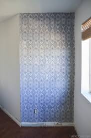 I wanted to get the liquid in the jug kind to dip the fabric, but they didn't have any. Diy Temporary Fabric Wallpaper Vintage Revivals
