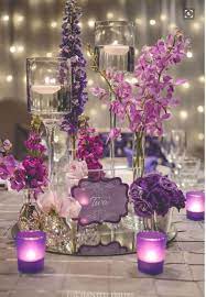39 Lavender Wedding Decor Ideas You Ll Love Wedding Forward Purple Wedding Centerpieces Purple Wedding Theme Diy Wedding Decorations