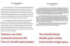 Plagiarism free and example of double spaced essay. What Is The Meaning Of Your Essay Must Be Double Spaced Question About English Us Hinative