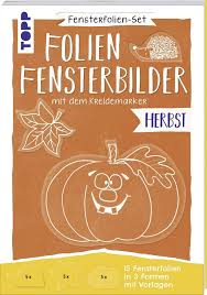 Topp Malvorlage Kreativ Set Folien Fensterbilder Herbst Online Kaufen Otto