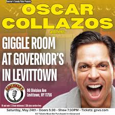 Comedian Oscar Collazos