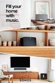Bring Music Home The Sonos Home Sound System Plays All The Music On Earth In Any Or Every Room Of Your House F Home Home Theater Setup Home Theater Seating