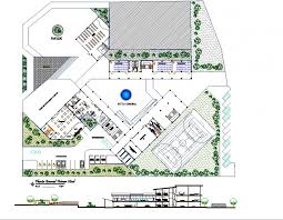Institute Design Drawing Site Plan In Dwg File Site Plan Drawing Drawing Sites Site Plans