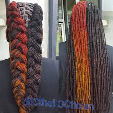 Dyed my locs two different colors without bleach. 3 443 Likes 75 Comments Loc Livin Loclivin On Instagram Styled By Ctheloctician Natural Hair Styles Dreadlock Styles Dreadlock Hairstyles For Men