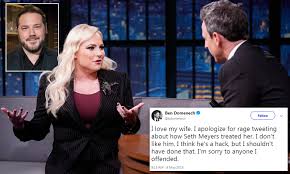 Considering mccain's recent statement regarding the state of racism in america — and her confession. Meghan Mccain S Husband Apologizes For His Homophobic Rant But Calls Seth Meyers A Hack Daily Mail Online