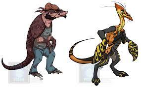 The Character On The Left Is An Example Of An Anthropomorphic Meaning To Possess Human Like Features Armadillo Anthro Furry Armadillo Anthropomorphic