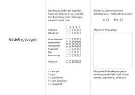 Maybe you would like to learn more about one of these? Gastefragebogen Vorlage Bzw Hotel Fragebogen Fur Ihr Business Hotelier De