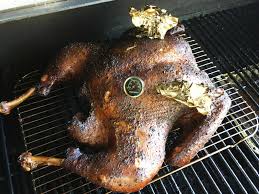 It's time to smoke that thanksgiving turkey! A Whole Thanksgiving Meal Cooked On The Grill And Smoker