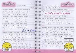 Not Angka : Rossa – Takdir Cinta | Lhia's Music Notes