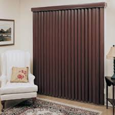 Faux Wood Vertical Blinds Blinds Com In 2020 Vertical Window Blinds Vertical Blinds Curtains With Blinds