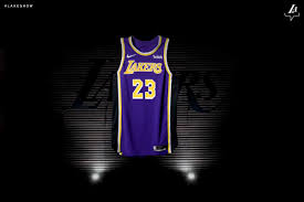 The los angeles lakers logo has undergone quite a few alterations throughout the brand's history. Los Angeles Lakers Unveil New Jersey Design Local Lompocrecord Com