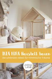 Ein Hausbett Bauen Fur Da Kidnerzimmer Zum Beispiel Aus Dem Ikea Kura Bett Von Ikea Kura Ikea Kura Hack Kids Shared Bedroom