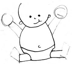 How to draw a baby (option 2). How To Draw Cartoon Baby With Easy Drawing Lesson For Kids How To Draw Step By Step Drawing Tutorials