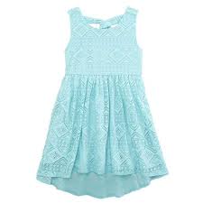 Youngland Toddler Girls Blue Lace Sun Dress Sundress Walmart Com Walmart Com