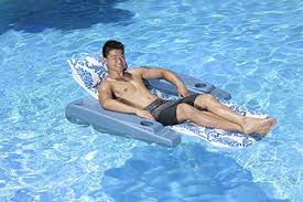 Pineapple pool float pool floats for adults swimming pool inflatable ring inflatable floatie lounge pools loungers chair toy air. Poolmaster Swimming Pool Adjustable Floating Chaise Lounge Royal Hawaiian Blue Pricepulse