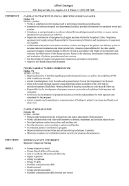 cardiac nurse resume samples velvet jobs