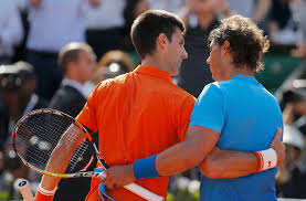 Rafa has just as good a chance to win roland garros this year as djokovic or anyone else. Novak Djokovic Of Serbia Shakes Hands With Rafael Nadal Of Spain After Winning Their Men S Quarter Final Match During The French Open Tennis Tournament At The Roland Garros Stadium In Paris Les