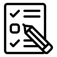 Exam Free Icon Notes Education Studying Writing Write Study Exam Simple Line Drawings School Icon Free Icons