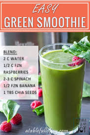 Spinach Smoothie A Table Full Of Joy Recipe Spinach Smoothie Easy Healthy Smoothies Easy Green Smoothie